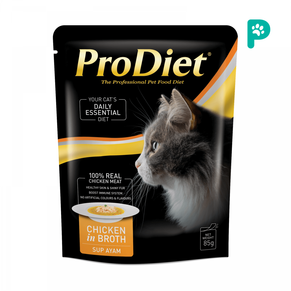 ProDiet 85G Chicken in Broth Wet Cat Food