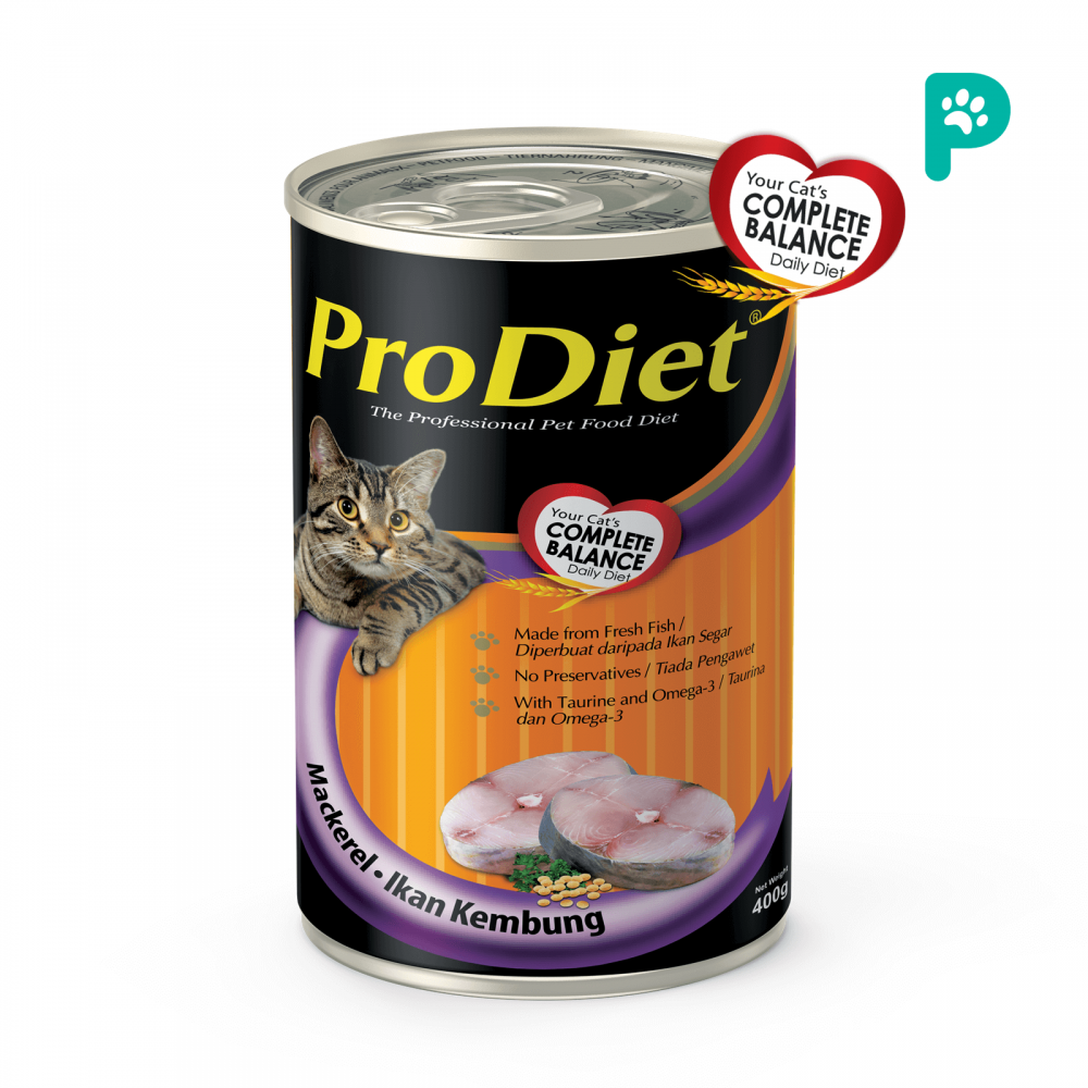 ProDiet 400G Mackerel Wet Cat Food x 24