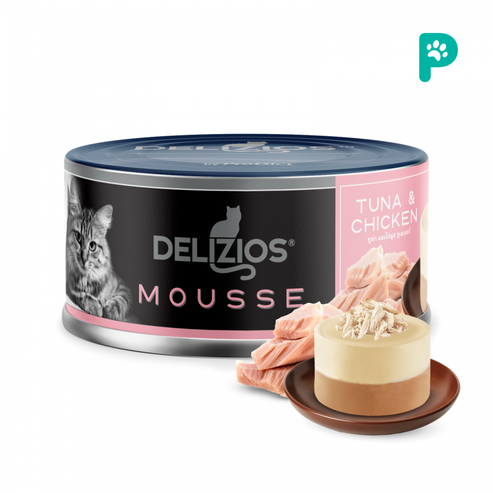 Delizios MSC Cat Mousse 70g Tuna & Chicken