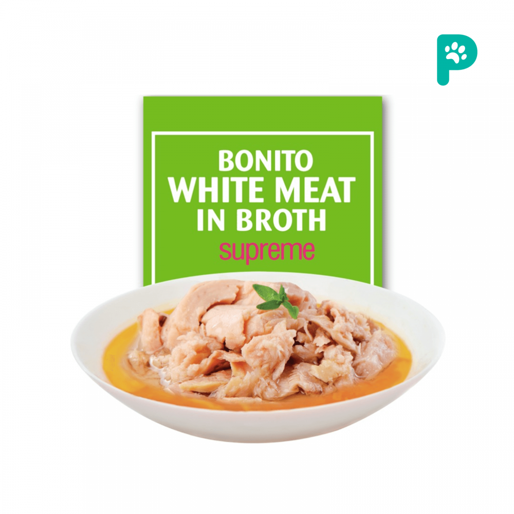 Delizios Bonito White Meat in Broth Supreme (80g X 12 Cans)