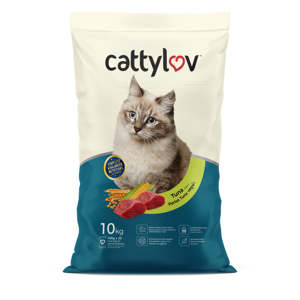 Cattyluv 10kg Dry Food Tuna