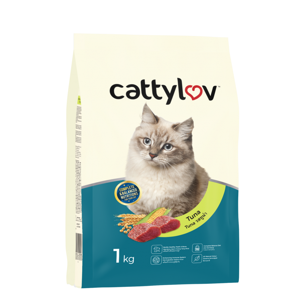 Cattyluv 1kg Dry Food - Tuna