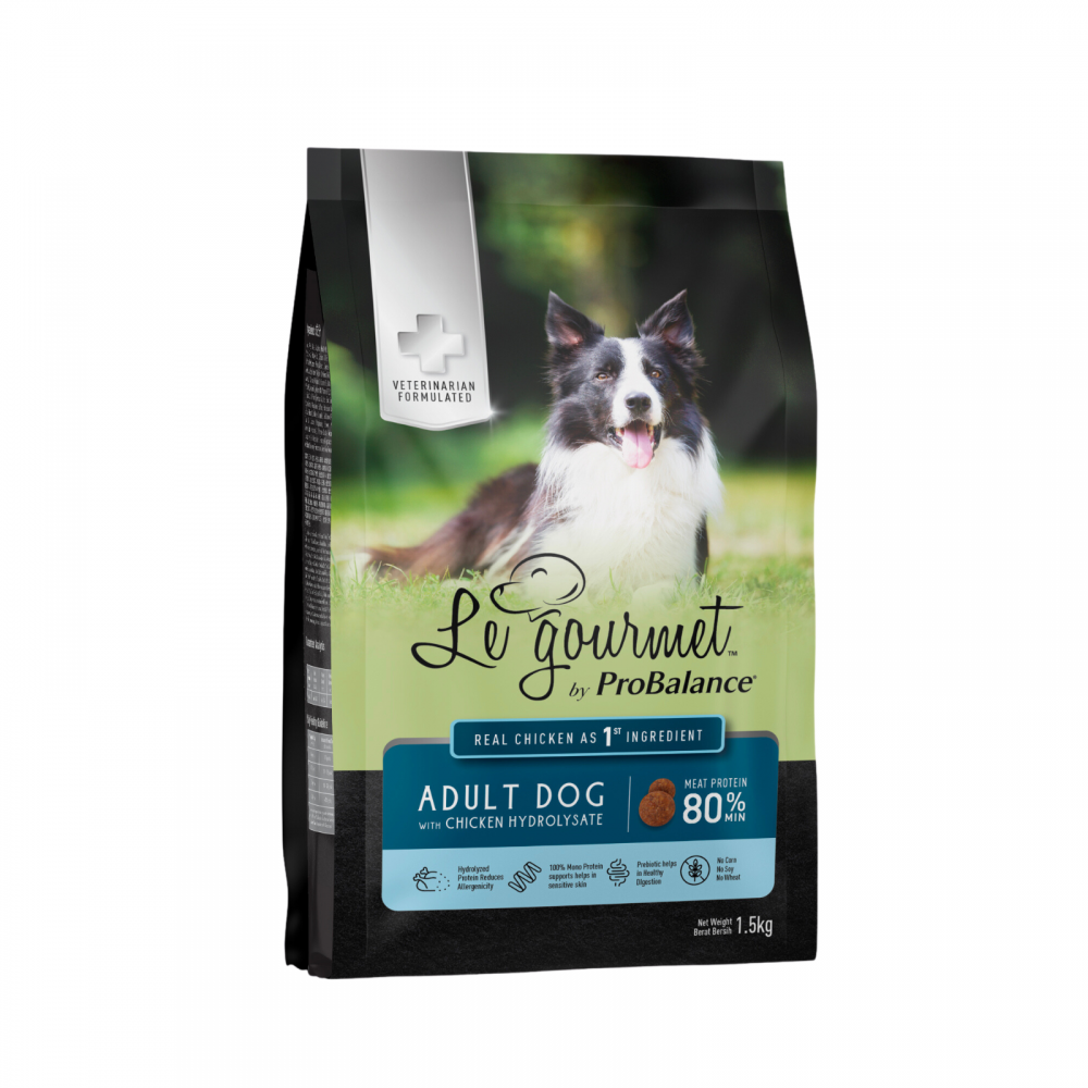 LeGourmet Adult Dry Kibble 1.5kg (Chicken Hydrolysate)